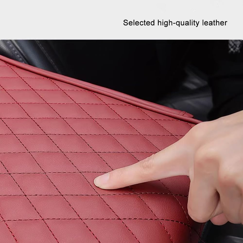 Car Armrest Pad for Lexus GX J150 J120 GX 460 400 GX OR Leather Armrest Box Mat Center Console Cushion Pad Universal Armrest Seat Box Cover