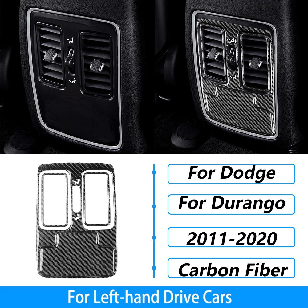 Для Dodge Durango 2011-2020 Комплект декоративных накладок из углеродного волокна на центральную консоль, рычаг переключения передач, вентиляционное отверстие AC, подъемник окна, CD-плеер, наклейка, автомобильные аксессуары