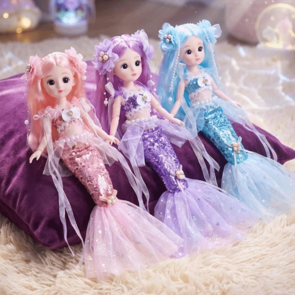Playhouse Toy Mermaid Princess Doll Light Up Singing Mermaid Doll Children Gift