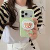 Магнитный чехол-подставка в горошек Rilakkuma для iPhone 17 и Apple 16/15 Pro Max