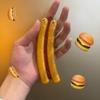 Новый набор игрушек-фиджет для детей, напечатанных на 3D-принтере (4 шт) - Ножи-бабочки для хот-догов/рыбных костей/бананов/моркови