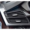 4Pcs Carbon Fiber Car Interior Center Control Air Conditioner Outlet Frame Cover Stickers Auto Accessories For BMW X5 F15 X6 F16