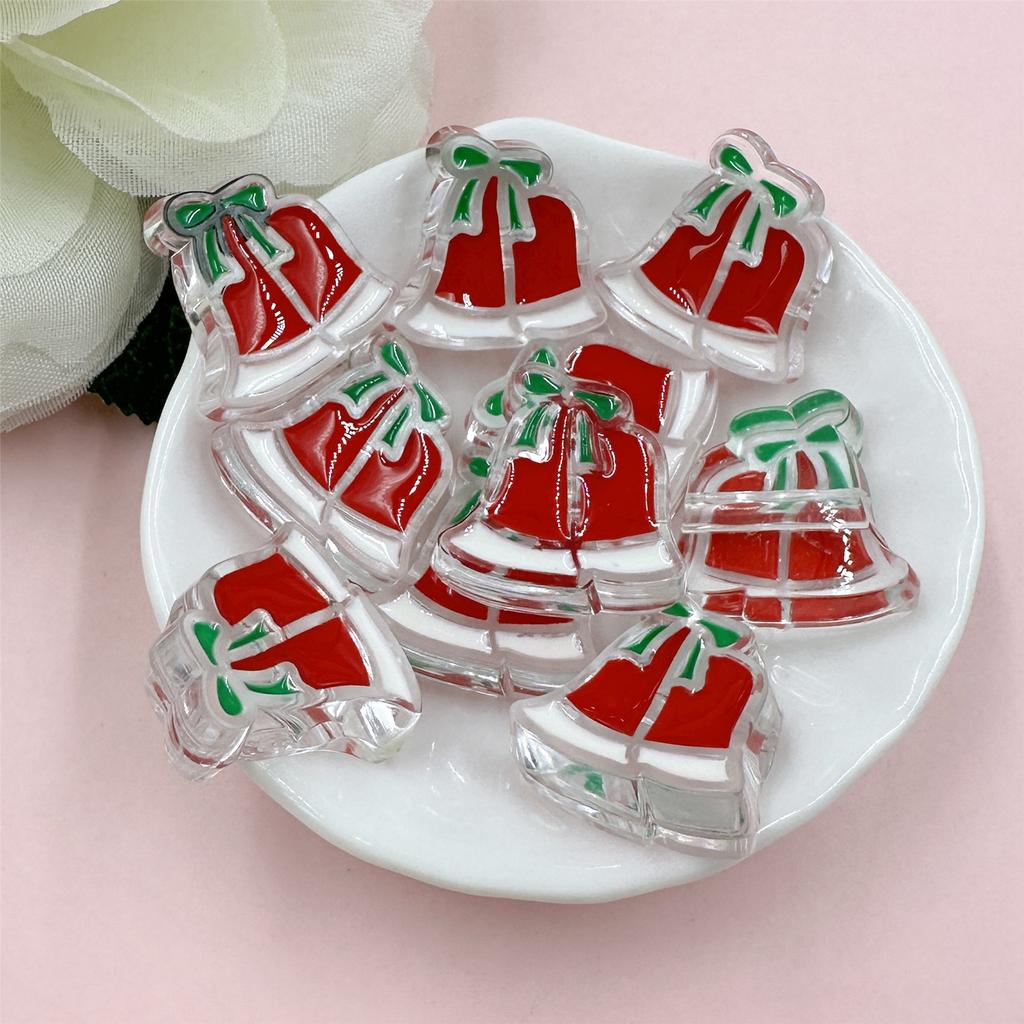 Цепи для мобильных телефонов ручной работы DIY браслеты Свободные материалы для головок Перчатки снеговика Капельное масло Акриловые елочные клетки Ожерелье Аксессуары 10 шт.