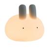 Moin Moin Electric Rabbit Lamp, Silicone, White, Warm White, Warm White, Orange, LED Light, Adjustable Brightness, Sleep Timer, Bedside Night Lamp,