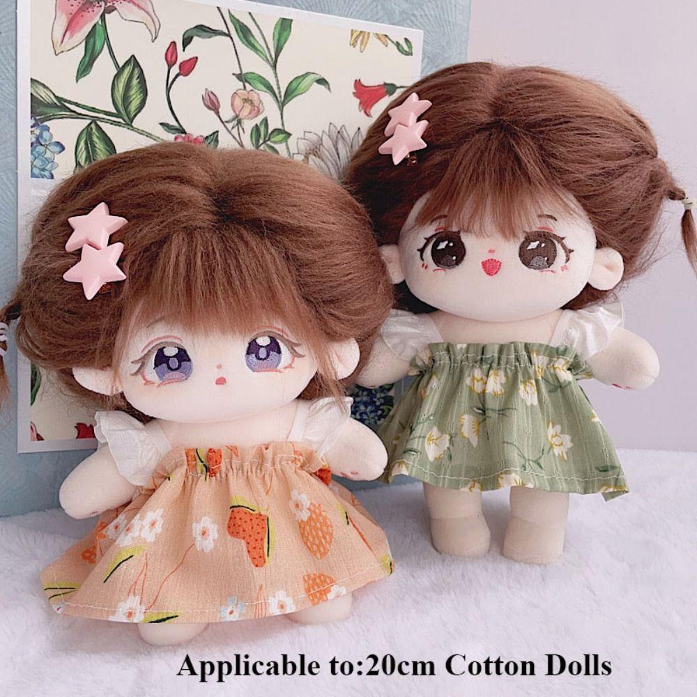 Cute Doll Lovely Clothes Accessories Plush Dolls Clothes  For 20cm Cotton Doll