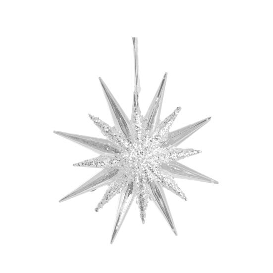 Кристально чистый рождественский орнамент Сверкающее дерево/балерина/бант/звезда Рождественское подвесное украшение для спальни, гостиной, фермерского дома, праздничного домашнего декора