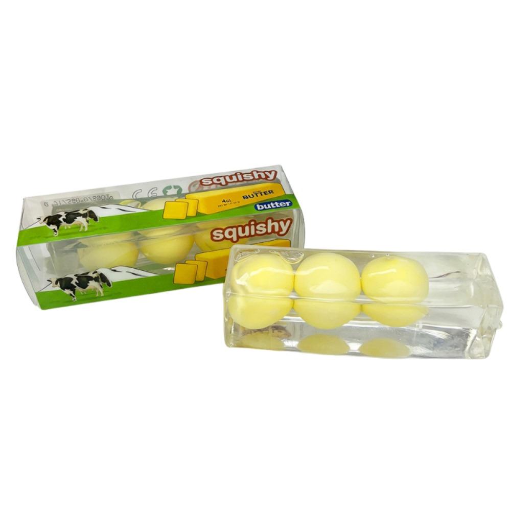Sound Crispy Butter Stick Squeeze Toy Anxiety Relief TPR Butter Bar Children's Gifts