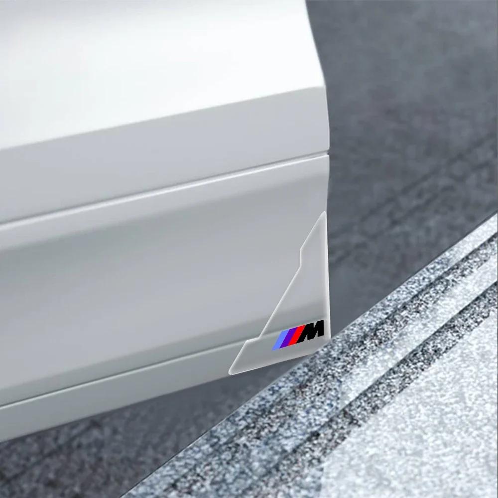 BAGC4 Car Sticker Car Door Corner Protection Covers Silicone Anti-collision Stickers For BMW M Performance E53 E60 E71 E87 E92 F10 F2