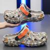 Men's Hole Shoes Fashion Street Art 2025 New Summer Wear Cool Outdoor Cool Slippers Sports