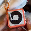 Creative Cute Classic Retro Phonograph Music Box Keychain Children Mini Recordable Jukebox Pendant Couple Confession Toys Gift