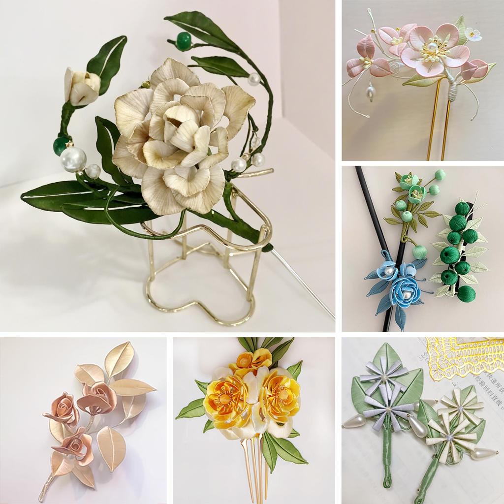 1200 метров полиэстеровой безузловой бархатной обернутой цветочной нити для самостоятельного изготовления браслетов, ожерелий и ювелирных изделий