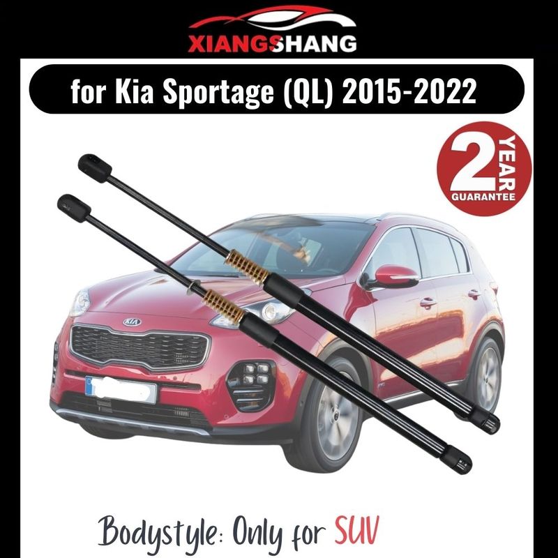 2 шт. Задний демпфер крышки багажника для Kia Sportage (КЛ) 2015-2022 Задняя дверь внедорожника С ПРУЖИНОЙ Багажник Газовые Амортизаторы