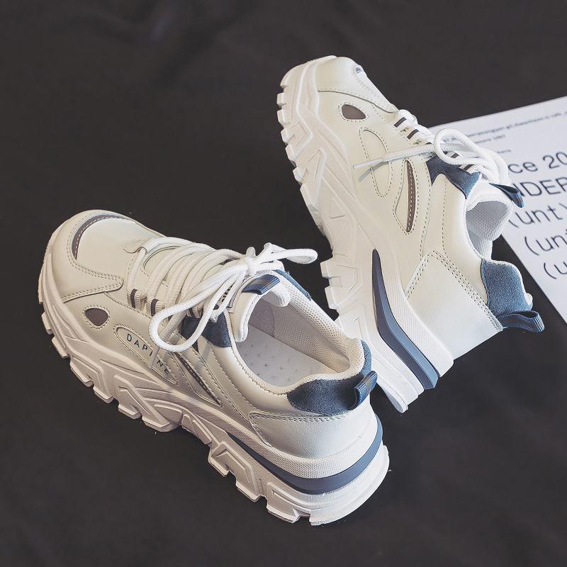 Повседневные женские кроссовки, туфли на платформе со шнуровкой, женская вулканизированная обувь на толстой подошве, удобная обувь