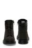 Men's Fashion Flat Heeled Booties Black Biker Boots Shoes