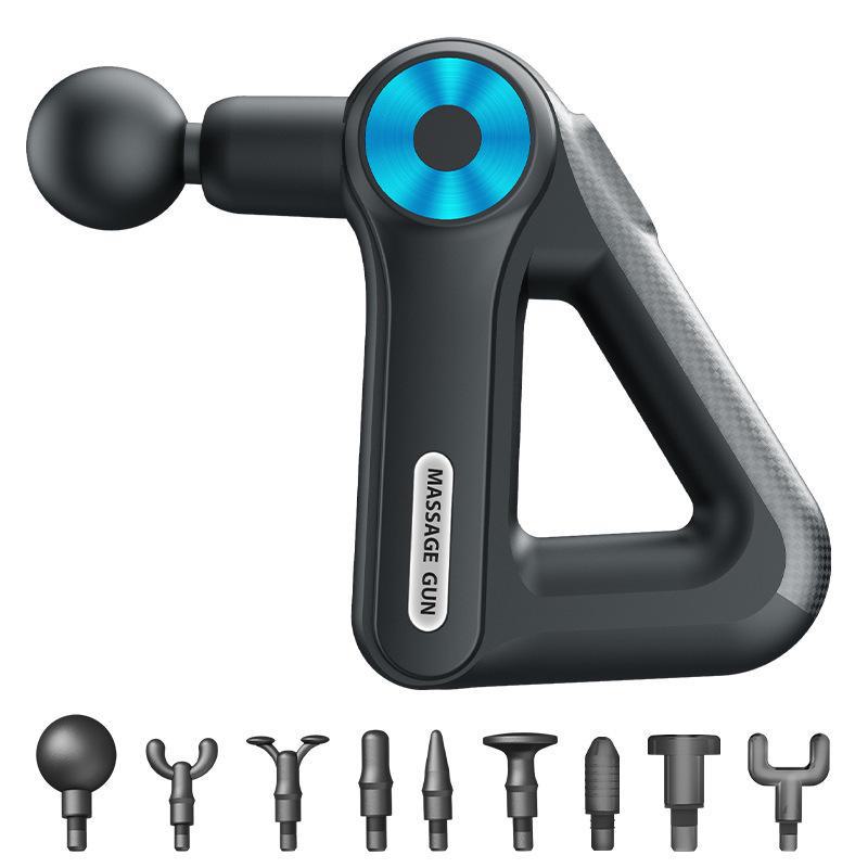 8891 Компактный треугольный USB-пистолет для массажа фасций с электрической мышечной релаксацией