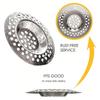 2PCS Stainless Steel Bathtub Sink Drain Strainer Hair Catcher Anti Clogging Bathroom Kitchen Shower Drain Cove Sink Accessories