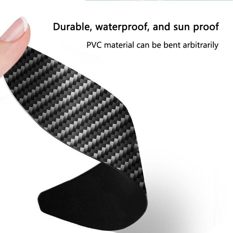 2pcs Carbon Fiber Car Rearview Mirror Rain Eyebrow Sticker For Mercedes Benz AMG W203 A180 A200 B180 W213 W212 W204 W205 W211 AS0