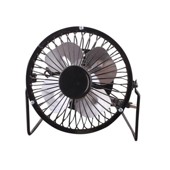 4 inch Portable Metal Mute Table USB Charged Cooling Fan Home Office Air