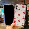 Розовая вишня Сердце Кокетка Прозрачный чехол для телефона для iPhone 17 16 11 13 15 14 12 Pro Max 7 8 Plus XS X XR 17 Air Прозрачная крышка