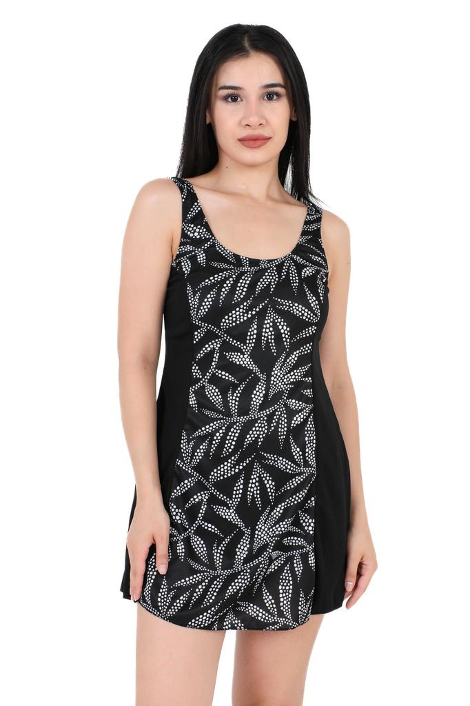 Женский стильный купальник большого размера Плюс размер Шорты с рисунком Гибкое платье Купальник