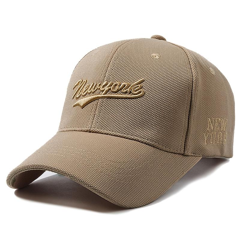 Vintage New York Baseball Hat for Men Women Adjustable Snapback Cap Embroidered Trucker Hat for Daily Wear
