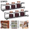 Кухонный органайзер Подвесная полка для специй Кухонный и органайзер для хранения Настенная полка для приправ Банки для специй для дома Кухонные аксессуары