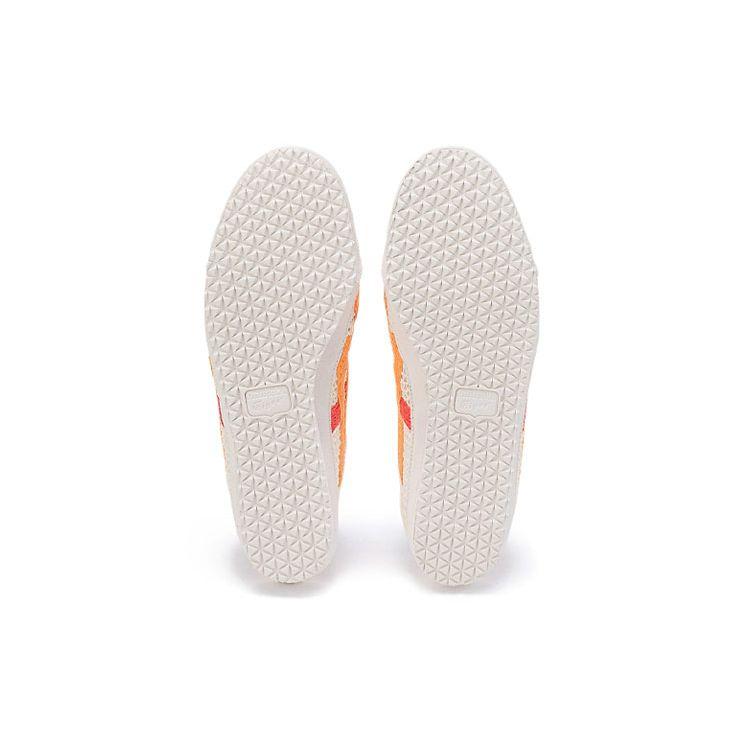 ONITSUKA TIGER Mexico 66 Sabot Классические Удобные Дышащие Низкие Повседневные Кроссовки Унисекс Красно-Желтые 1183A707-106