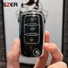 2 3 кнопки для VW Volkswagen MK4 Bora Golf 4 5 6 Jetta Passat Polo Bora Touran Skoda Seat новый чехол для автомобильного ключа из ТПУ
