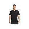 Dri-FIT Trail Solar Chase ADV Логотип Бег Удобная Универсальная Футболка с Коротким Рукавом Дышащая Мужские Топы Черный Summit-White HJ3581-010