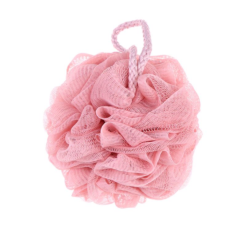 1 шт. шарик для ванны из люфы, сетка, губка, молочный душ, принадлежности для ванной, мягкий цветок