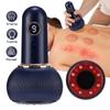 9-Speed Heat Negative Pressure Cupping Device with Micro-Current Vibration 2-choose-1 Meridian Brush Choose Your Therapy