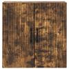 Wall Mounted Cabinet Smoked Oak Finish 59 x 31 x 60 cm Engineered Wood