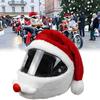 Motorcycle Helmets Christmas Hats Crazy And Funny Santa Claus Helmets Christmas Hats Outdoor Supplies for Stocking Stuffers