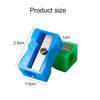 5~20pcs Mini Pencil Sharpener Plastic Color Single Hole Rectangular Shape Bulk School Supplies Manual Pencil Sharpener TMZ