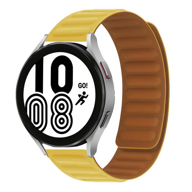 Силиконовый ремешок 20 мм 22 мм для Samsung Galaxy watch 7/FE/6/5/4/classic/Active 2/3/S3/40mm Браслет Huawei watch GT-2-Pro 3 4 ремешок