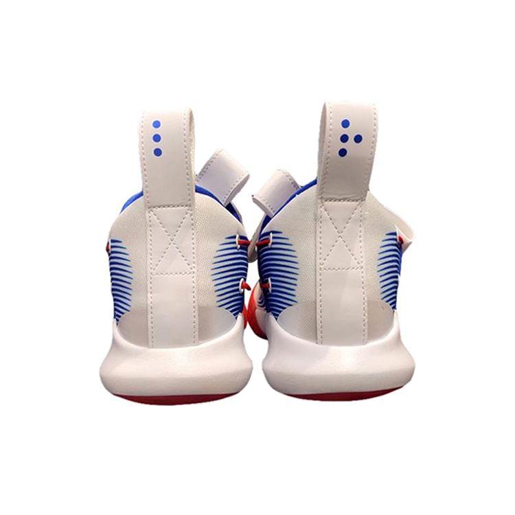 Nike Precision 4 Flyease Comfortable Stylish Shock Absorption Non-Slip Wear-Resistant Low-Top Basketball Shoes Men Sneaker White Red Blue DC2110-161