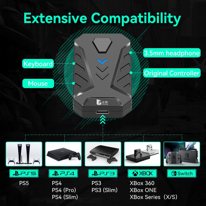 GAMWING Mix Master Pro Клавиатура Мышь Адаптер Конвертер Игровой Аксессуар