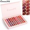 CmaaDu 10 Pieces Are Matte Lipstick Red Lip Gloss