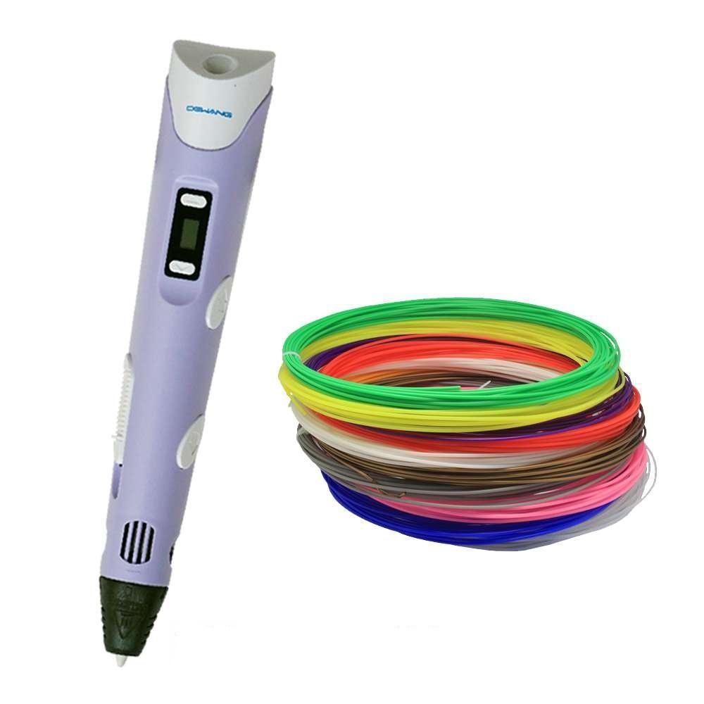 3D Printer Pen With PLA Filament Magic Maker Arts for Student Gift Printing Drawing Pen