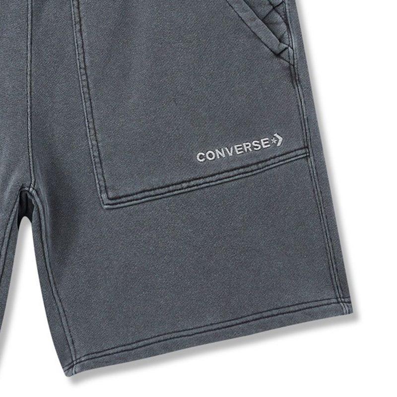 Converse Спортивные шорты унисекс черные средние 10024364-A02