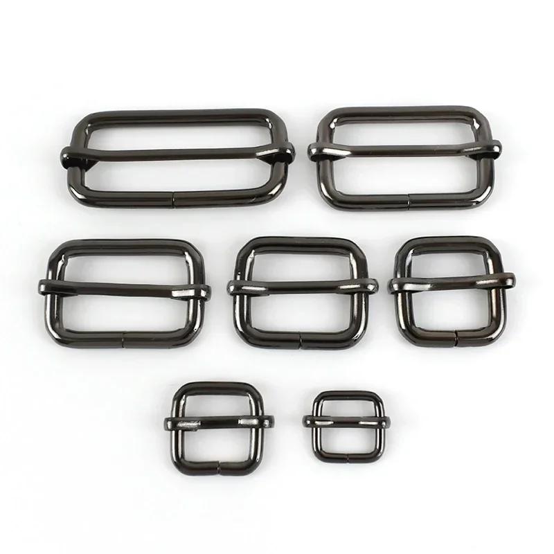 5/10 шт. 13-50 мм Пряжки для ремня Роликовая Металлическая Пряжка со штифтом Трехщелевая Пряжка Регулятор Застежка Ремешок для сумки DIY Аксессуары для одежды