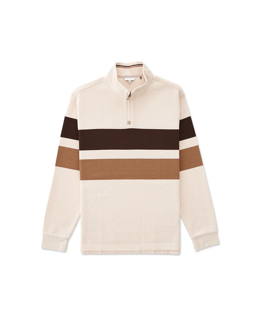 STCO Diems Sakariba Half-Zip T-Shirt Beige_Dtsua53Cmd