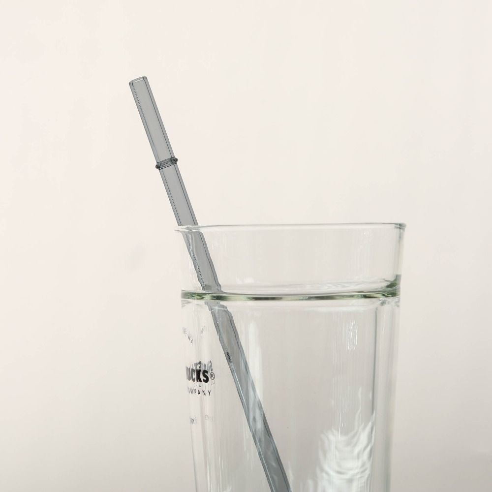 3Pcs 23cm Eco-friendly Straws for Smoothies Cocktails Glass Straws Long Heat-resistant Drinking Straws Cup Accessories