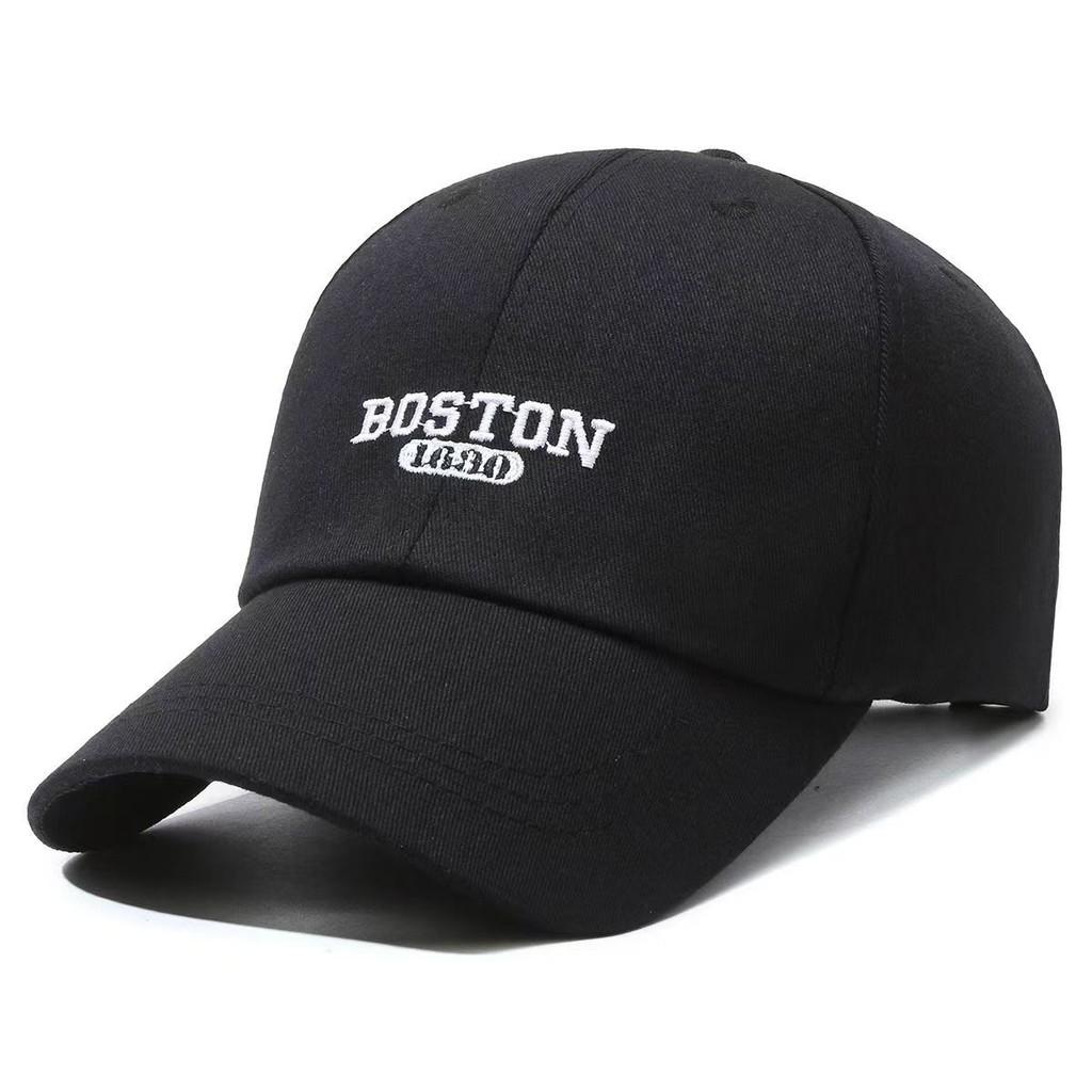 Boston 1690 Letter Embroidery Baseball Cap Sun Protection Breathable Gift Hat