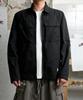 AOG PROJECT Фирменная рубашка-overshirt с окрашиванием garment dye (черный)