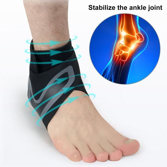 Ankle Support Brace Adjustable Anti-Sprain Protection Running Exercise Aid Football Basketball Equipment Ankle Protective Gear