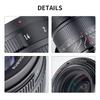 7artisans 55mm Mark II Manual Focus Lens for Sony Mirrorless Including the and F1.4 APS-C E-Mount Cameras, NEX-6, NEX-7, A3000, A5000, A5100, A6000,