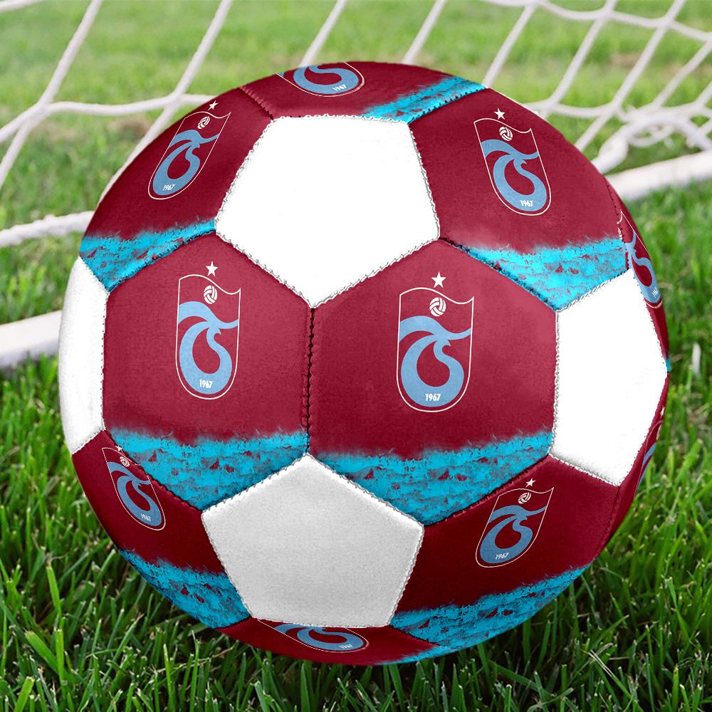 1 шт. Футбольный мяч SK Trabzonspor размер 5 PrahaМяч для мини-футбола Цветной Для всех возрастов Машинная строчка ПВХ Готов к соревнованиям Прочный Высокий отскок