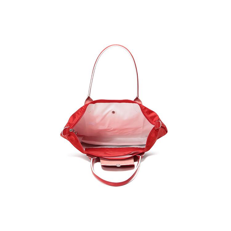 LONGCHAMP Le Pliage Club Fabric Handbag, Shoulder Bag Womens Pitch Red
