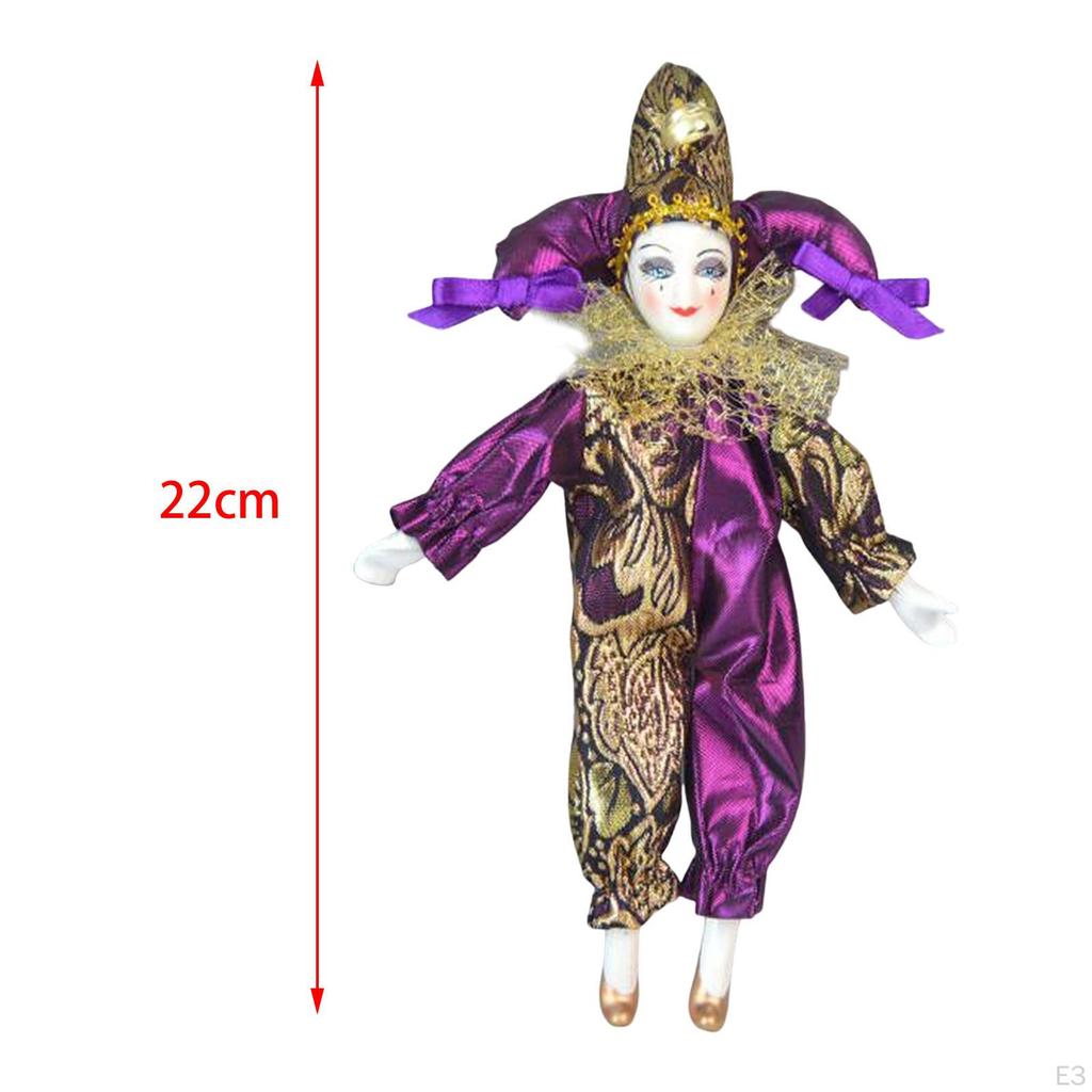 22cm Doll Angle Model Action Figure Gifts Artware Funny Harlequin Collection Toys